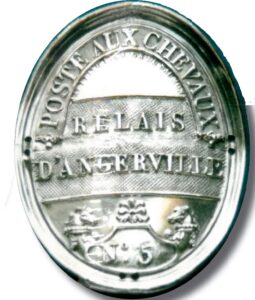 Plaque du relais d'Angerville